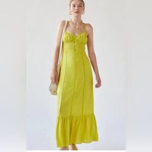 Urban Outfitters Silva Midi Slip Dress